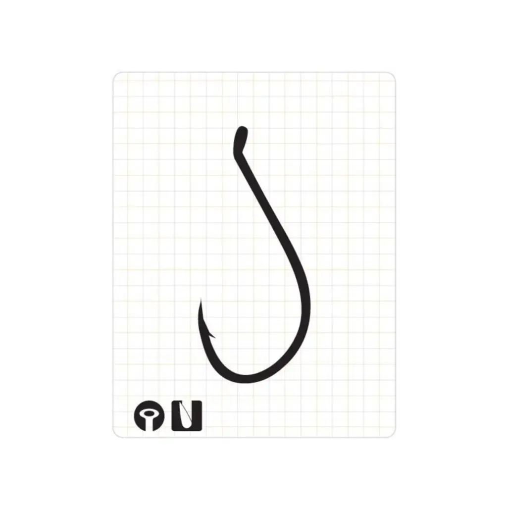 6301 FUDO BEAK, NO:3/0, BLACK NIKEL, 6P