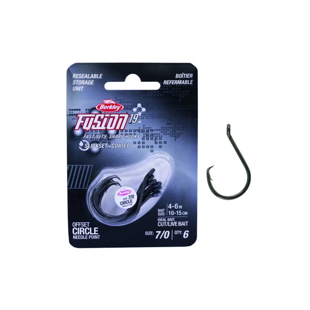 BERKLEY FUSION19 CIRCLE İĞNE BLACK 6LI NO:4/0