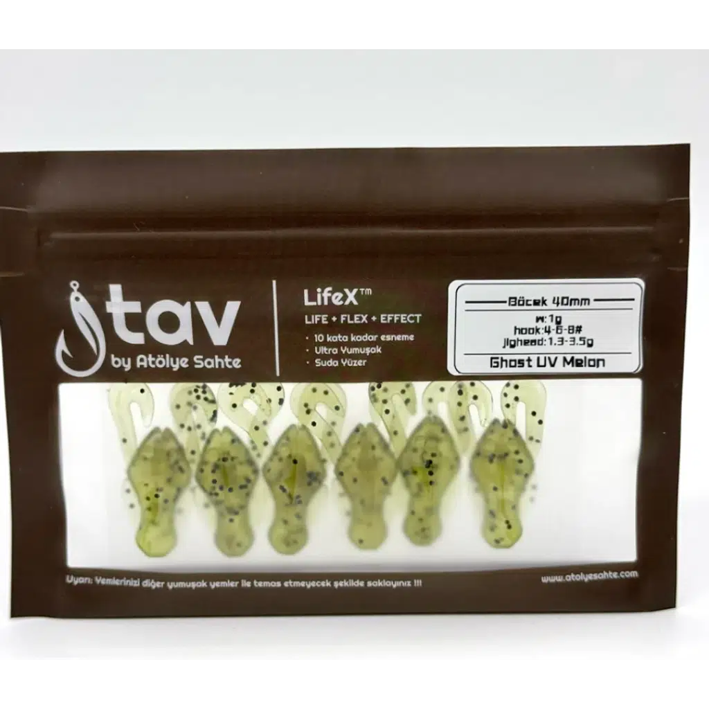 BÖCEK 40Mm 6’Lı Paket Ghost UV Melon