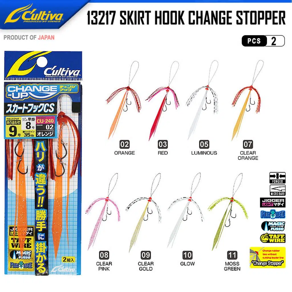 Cultiva 13217 Skirt Hook Change Stopper 5 Luminous