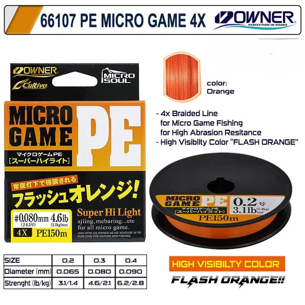 Cultiva LRF İpi 66107 PE #05 Micro Game 4X