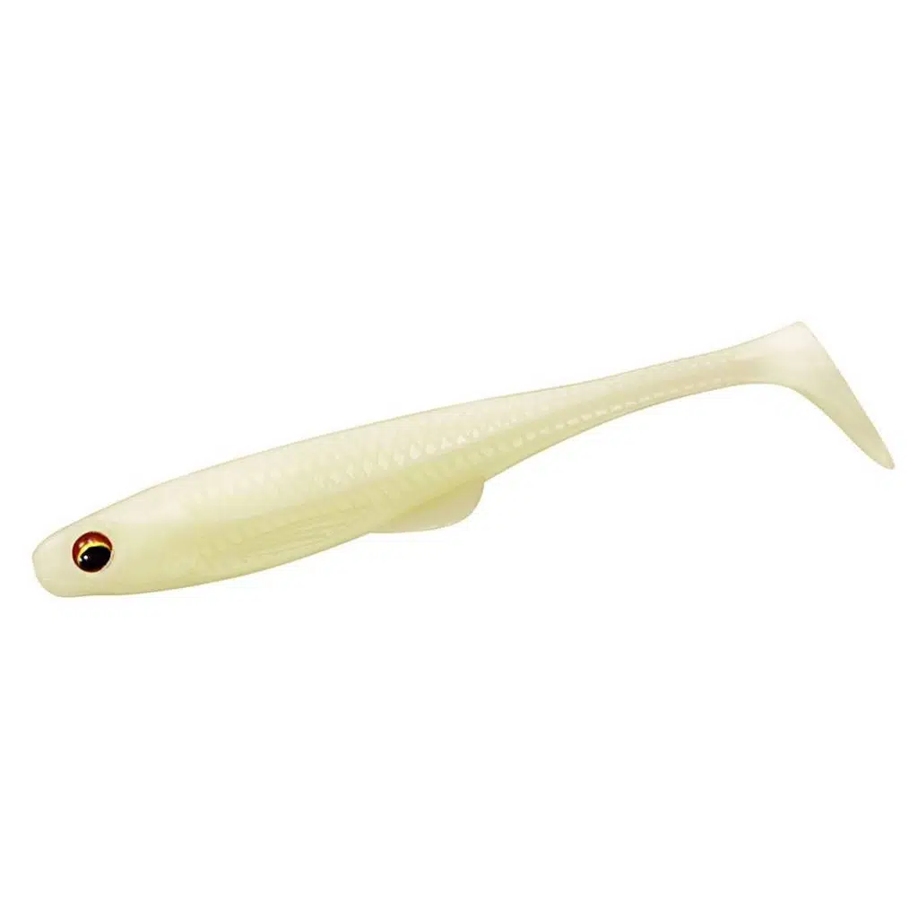 Daiwa Duckfin Shad FJ 9Cm 7 Adet Silikon Yem Glow White