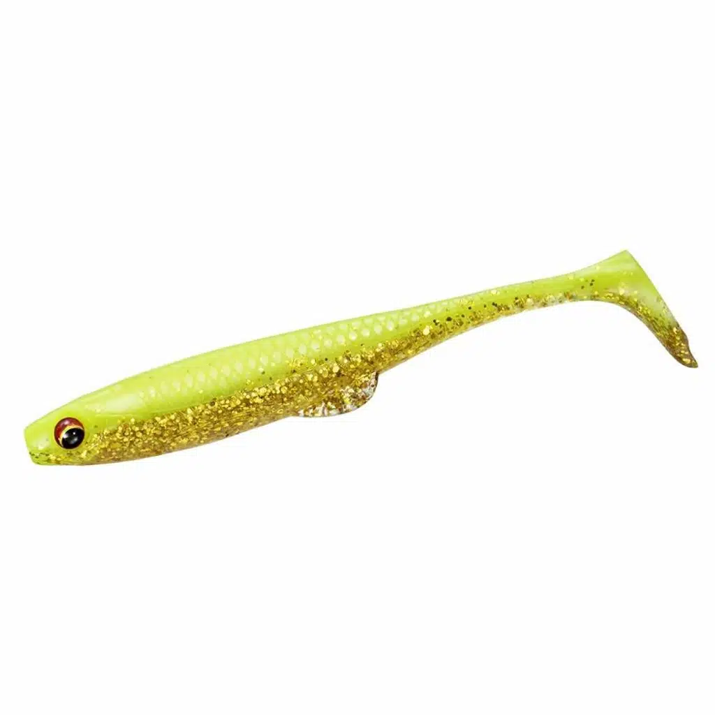 Daiwa Duckfin Shad FJ 9Cm 7 Adet Silikon Yem Hirame Chart Gold