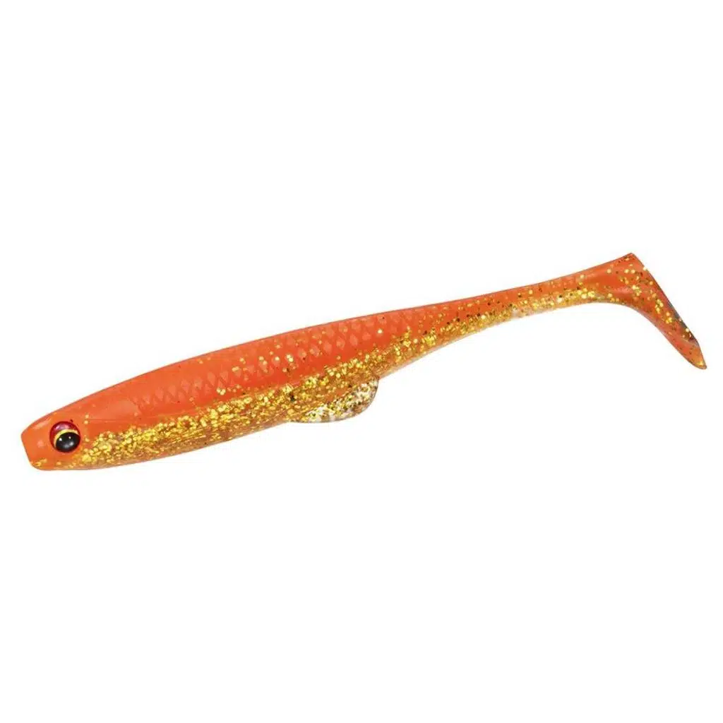 Daiwa Duckfin Shad FJ 9Cm 7 Adet Silikon Yem Orange Gold