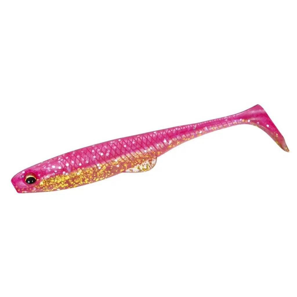 Daiwa Duckfin Shad FJ 9Cm 7 Adet Silikon Yem Pink Gold