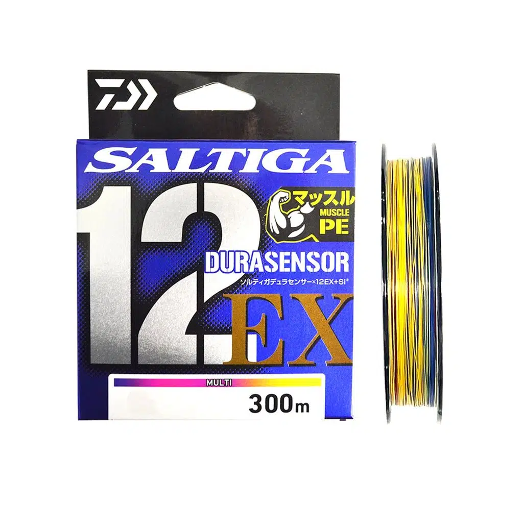 Daiwa Saltiga 12 Braid Durasensor Ex 300 Mt Multicolor İp Misina 0,14Mm