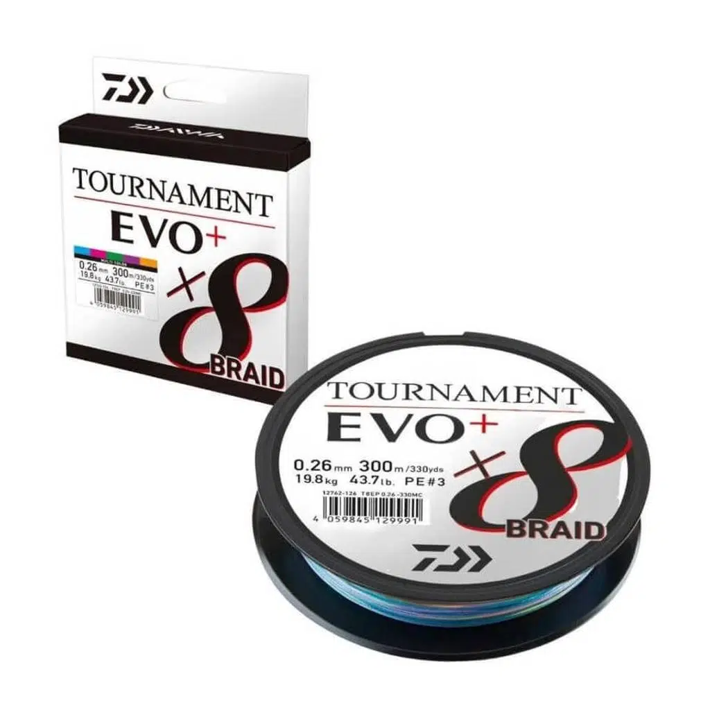 Daiwa Tournament EVO+ 8B 300 Mt. Multicolor İp Misina 0,30Mm