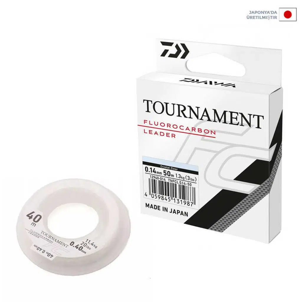 Daiwa Tournament FC Fluorocarbon Leader Misina 0,33Mm