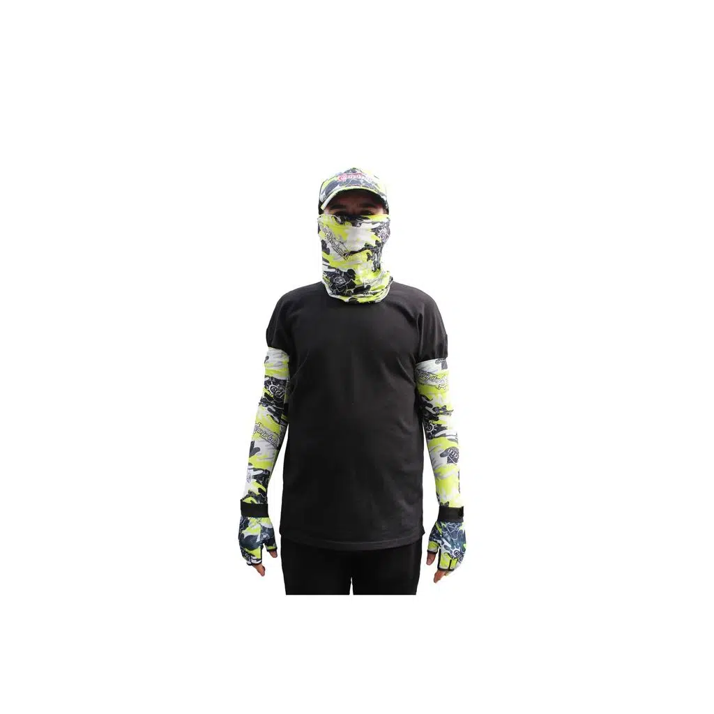 Fisherman Style SET Cap+Eldiven+Kolluk+Buff (CAMO RED)