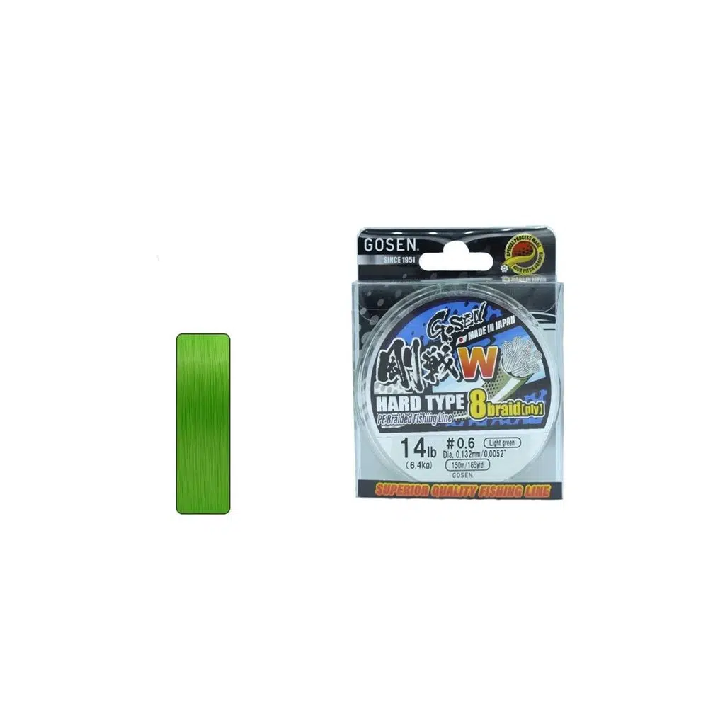 GOSEN W8 HARD TYPE 150M A.YEŞİL PE 1.0-0.171 MM