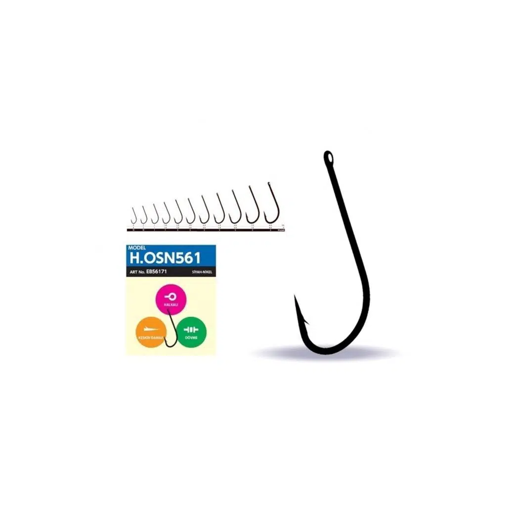 HOSN 561 BLACK NİCKEL 4 LÜ PK NO: 6/0