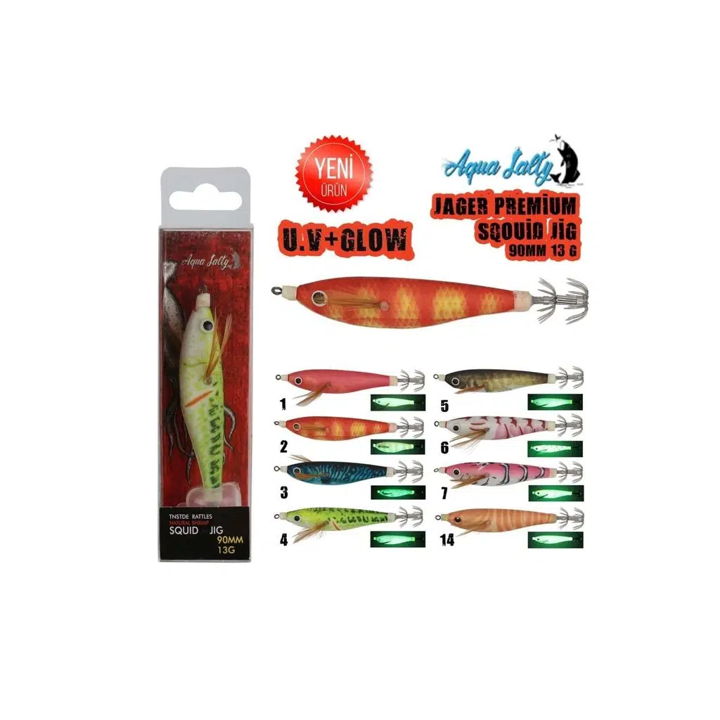 Jager Squid Jig 90Mm 13Gr # 5