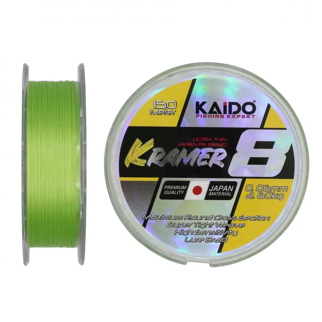 KRAMER JAPAN 8X 250 MT GREEN İP MİSİNA 0,10 MM
