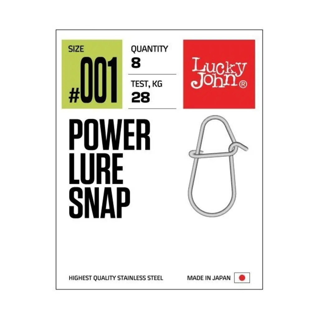 LJ KLIPS 5126, POWER LURE SNAP #3, 35KG, 6P