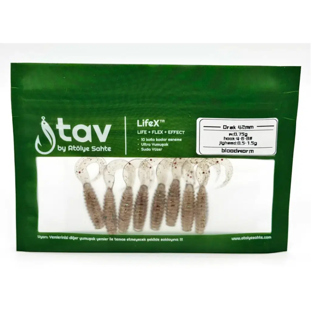 ORAK 42Mm 8’Li Paket Bloodworm