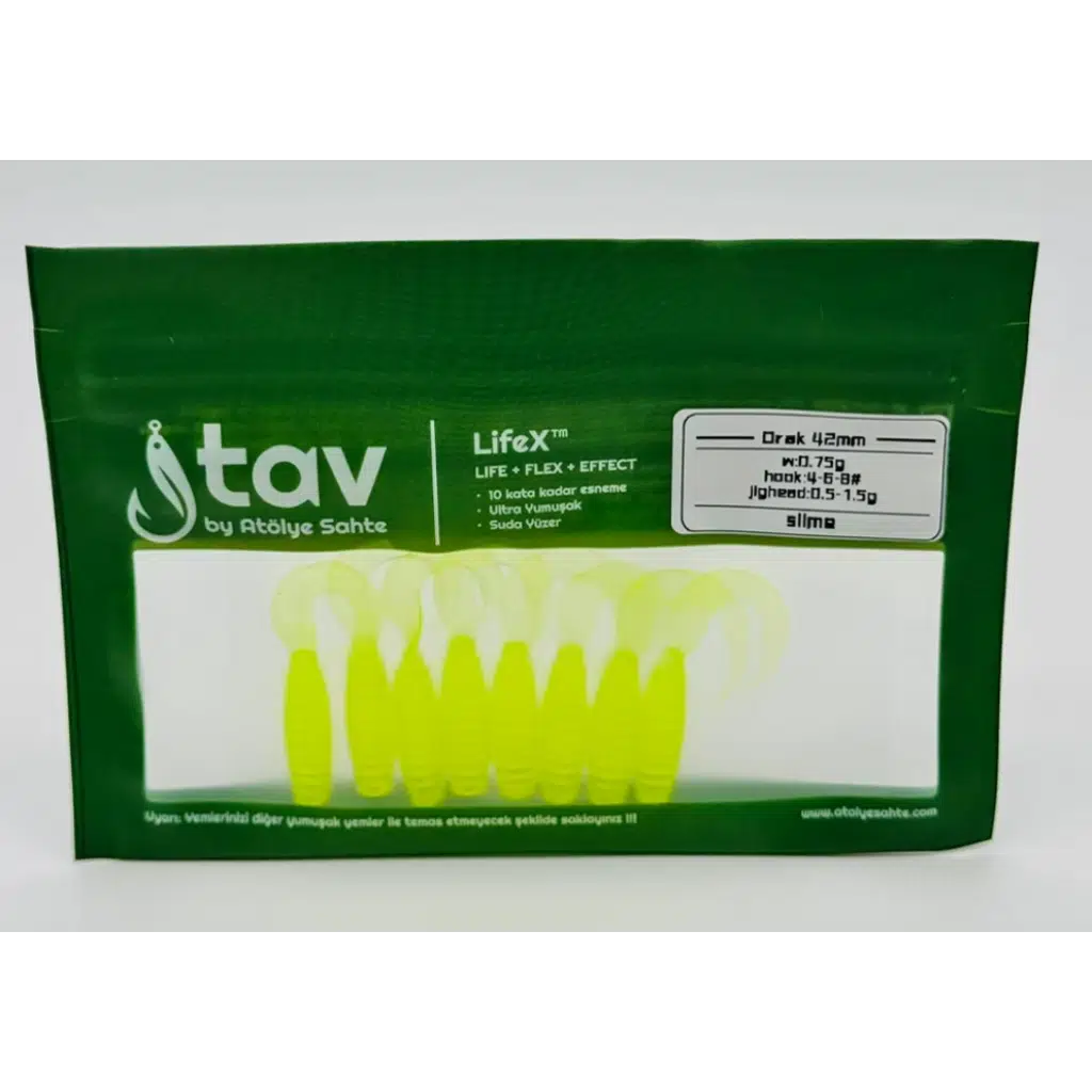 ORAK 42Mm 8’Li Paket Slime (UV/Glow)