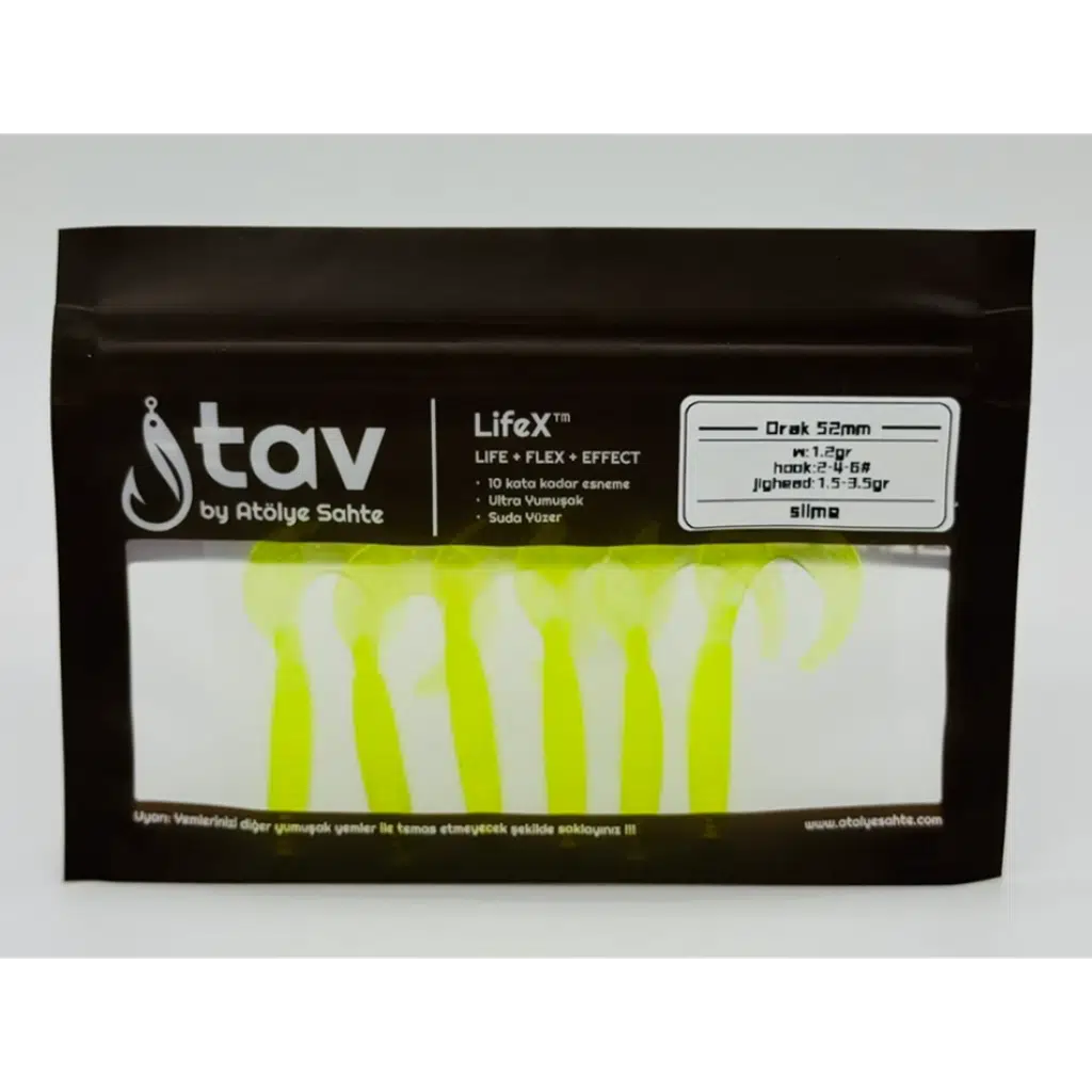 ORAK 52Mm 6’Lı Paket Slime (UV/Glow)