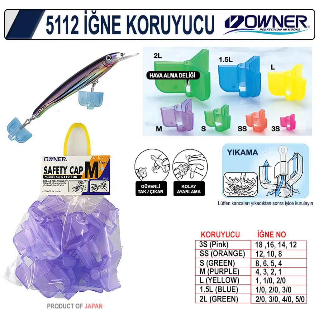 Owner 5112 Safety Cap İğne Koruyucu S (13Ad)
