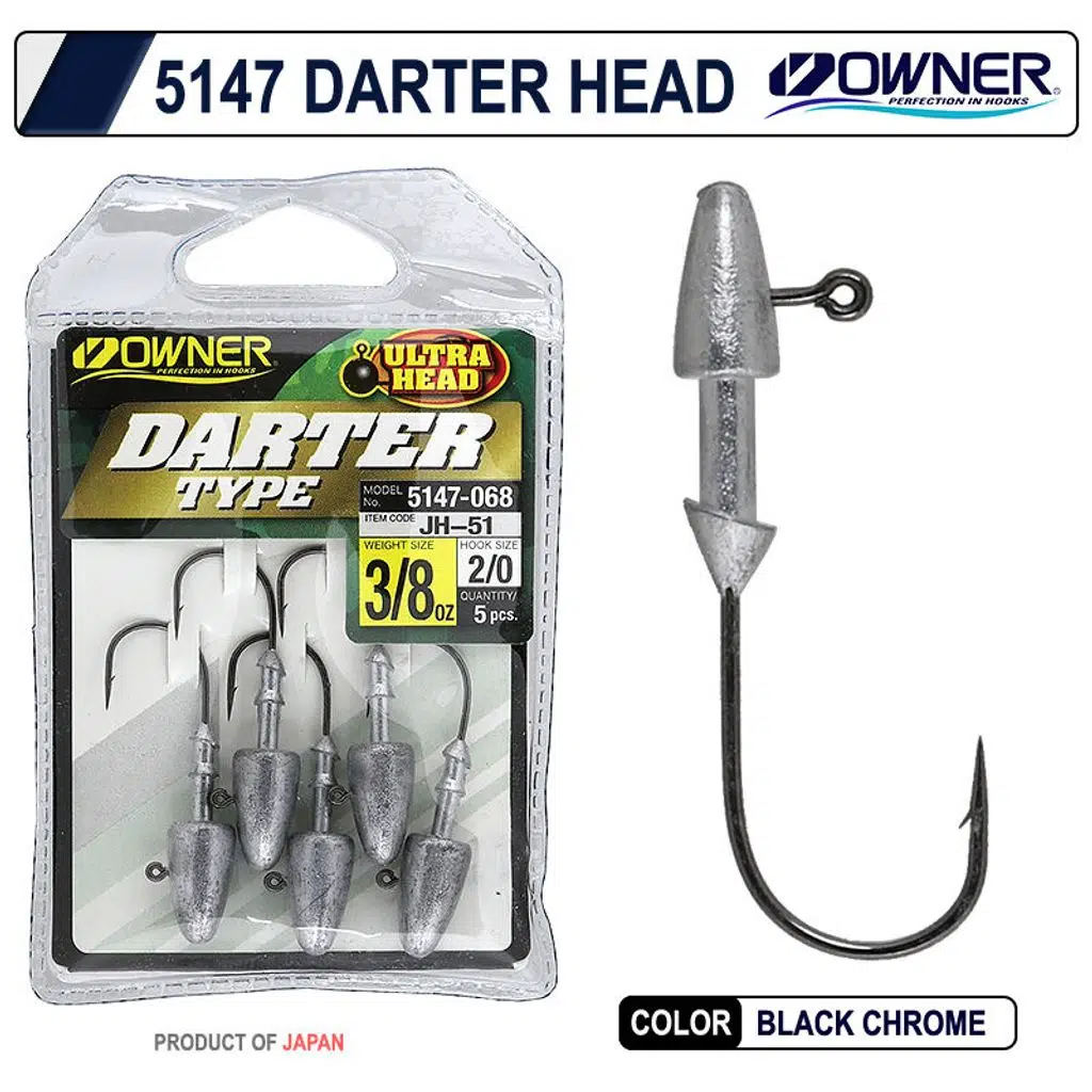 Owner 5147 Darter Head Type 5,4Gr 3/16Oz