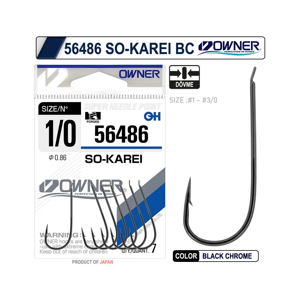Owner 56486 So-Karei BC Olta İğnesi No:3/0