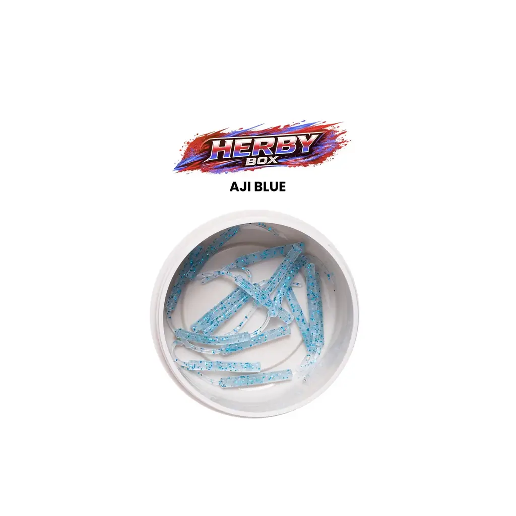 Pandora Herby Sızdırmaz Kutu LRF Silikon Aji Blue (15 Pcs)
