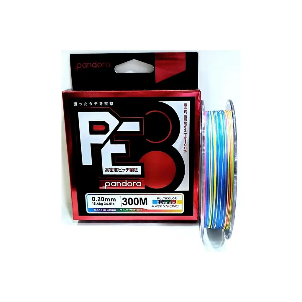 PANDORA PE-8 8X 300MT MULTICOLOR 0,20MM