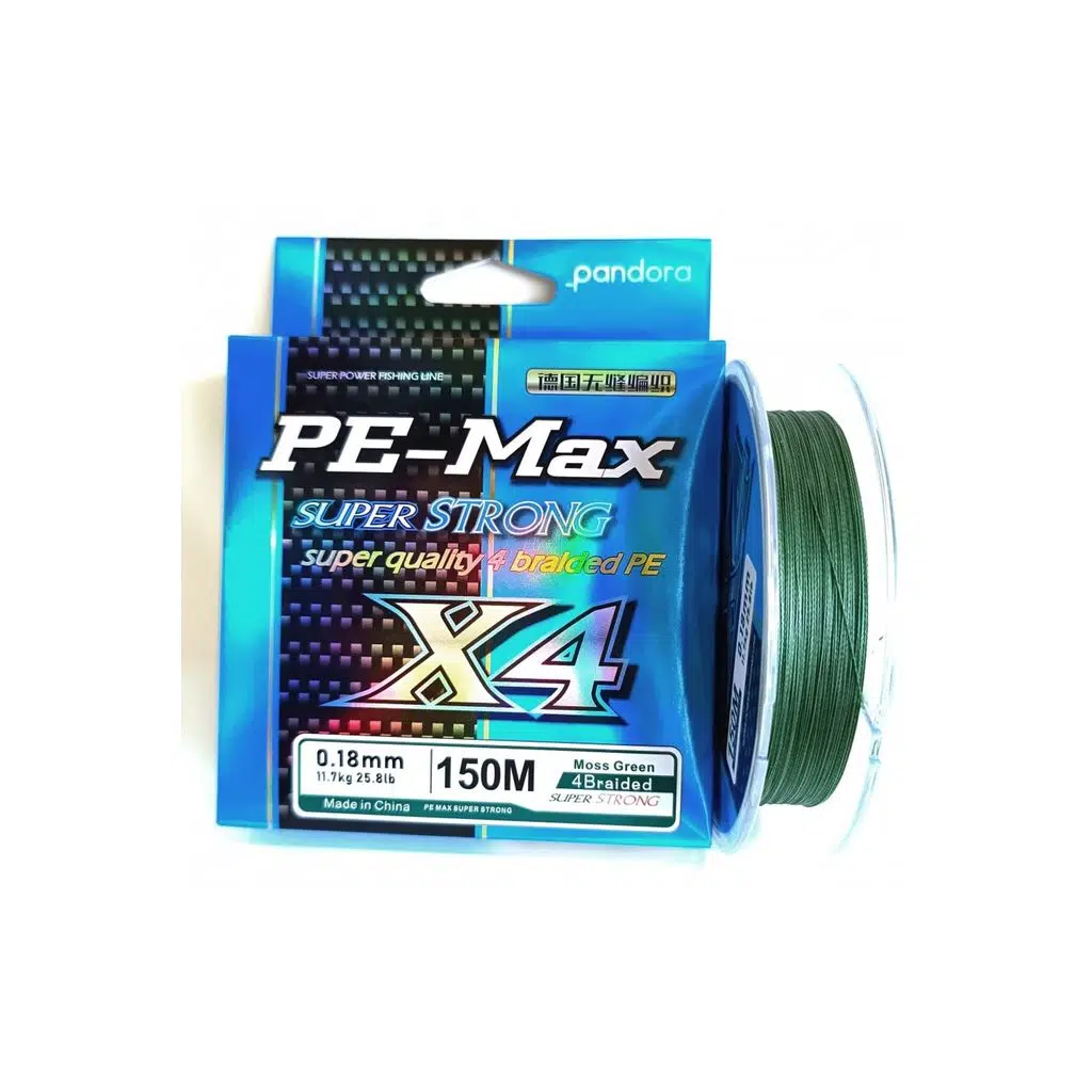 PANDORA PE-MAX 4X 150MT MOSS GREEN 0,16MM