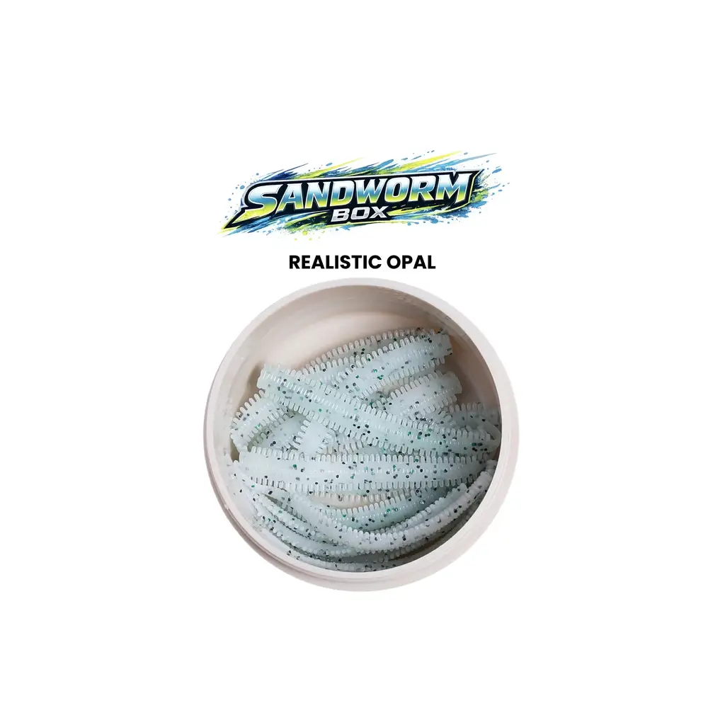 Pandora Sandworm Sızdırmaz Kutu LRF Silikon Realistic Opal (15 Pcs)