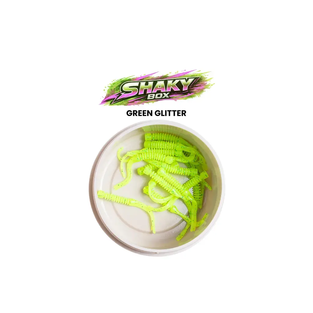 Pandora Shaky Sızdırmaz Kutu LRF Silikon Green Glitter (15 Pcs)