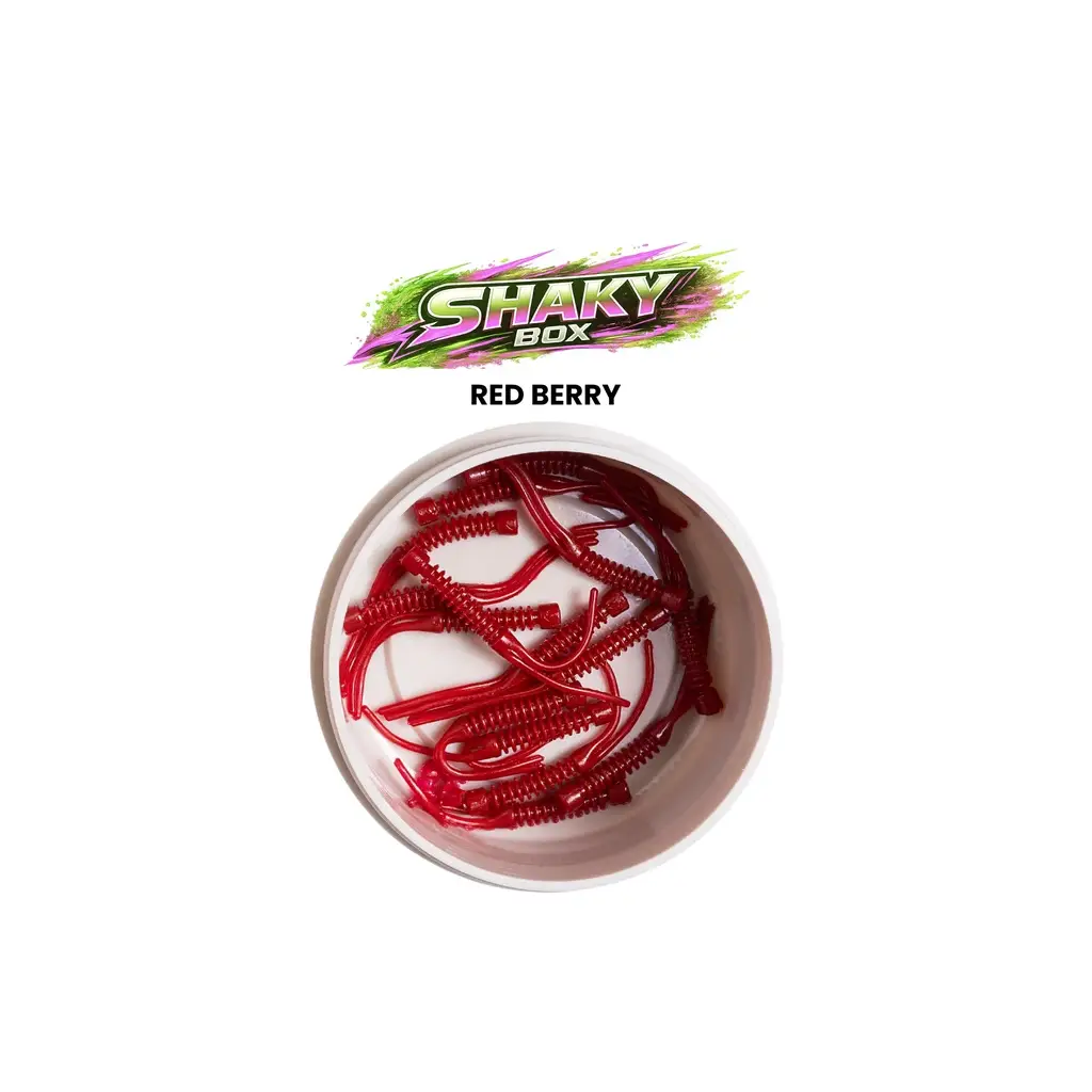 Pandora Shaky Sızdırmaz Kutu LRF Silikon Red Berry (15 Pcs)