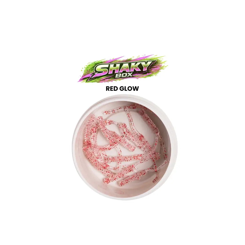 Pandora Shaky Sızdırmaz Kutu LRF Silikon Red Glow (15 Pcs)