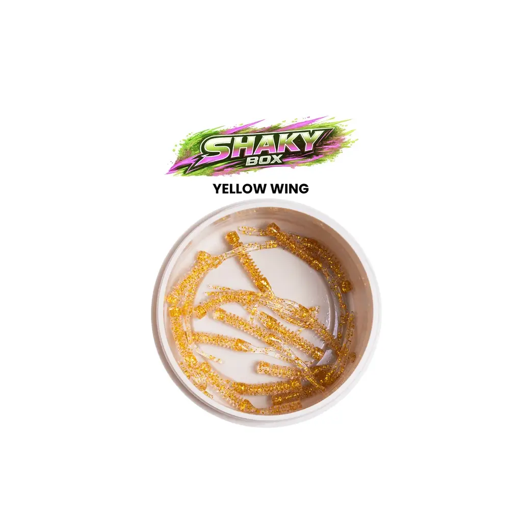 Pandora Shaky Sızdırmaz Kutu LRF Silikon Yellow Wing (15 Pcs)