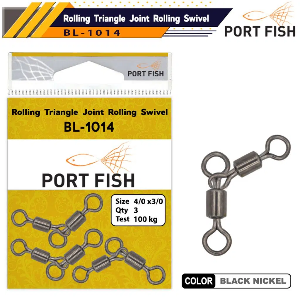 Portfish BL-1014 İkili Parakete Fırdöndü 3/0-2/0