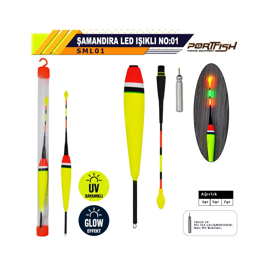 Portfish Şamandıra Led Işıklı No:01 3Gr