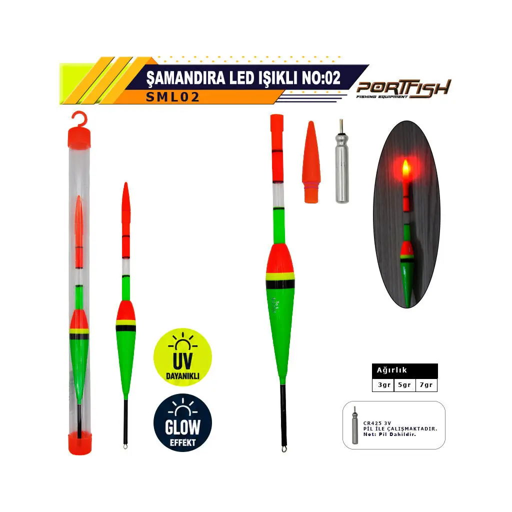 Portfish Şamandıra Led Işıklı No:02 7Gr