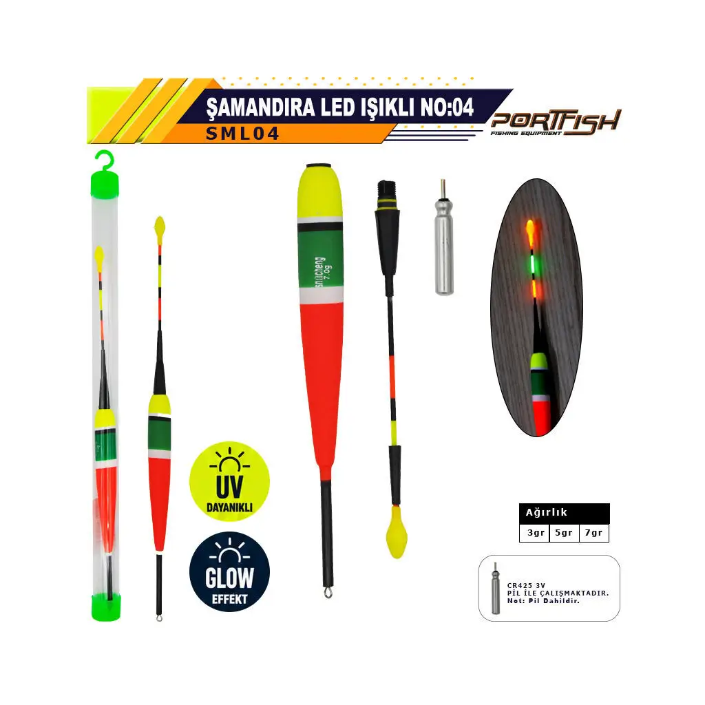 Portfish Şamandıra Led Işıklı No:04 5Gr