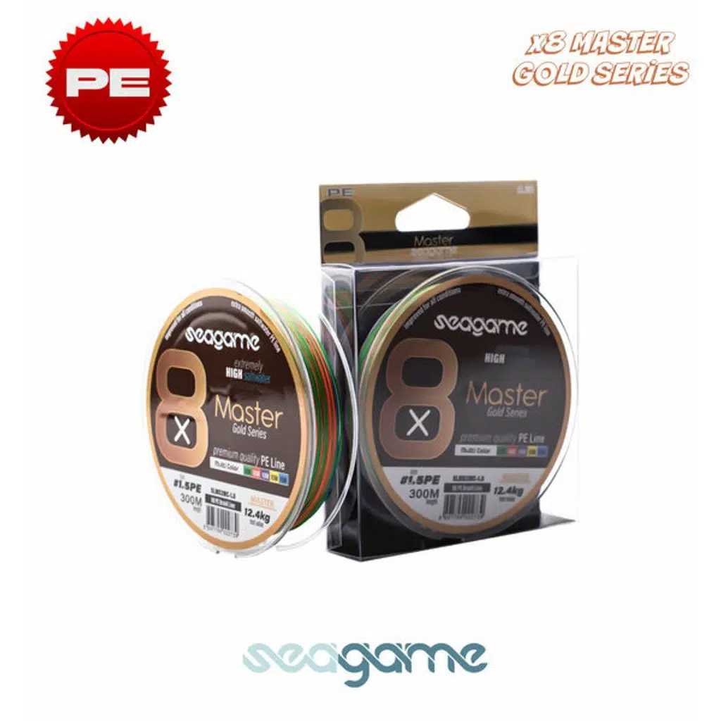 SEAGAME MASTER X8 PE 300M #0.20 MULTI COLOR