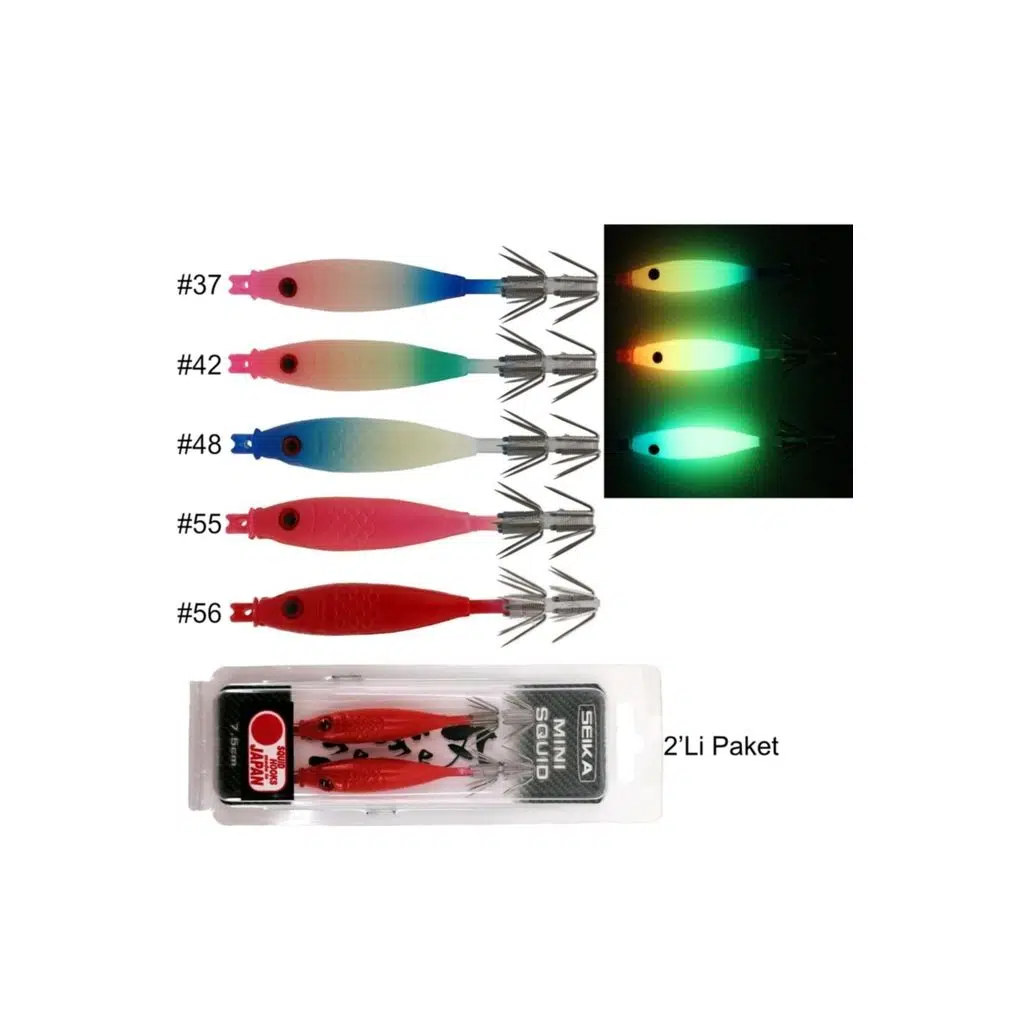 Seika Mini Squid Soft Trasparent 7,5Cm #56 2Li