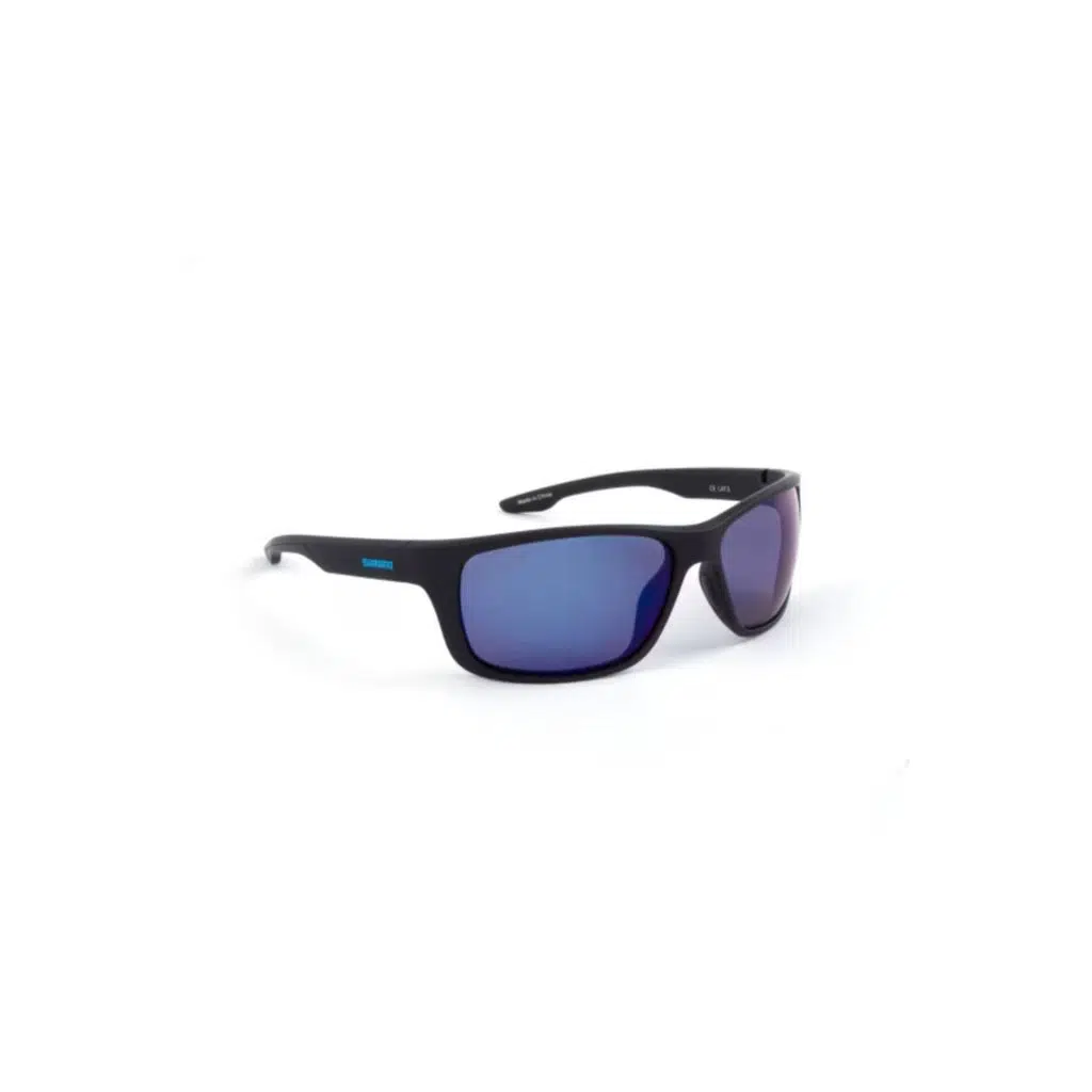 Shimano Gözlük Antares Matte Black & Blue Mirror