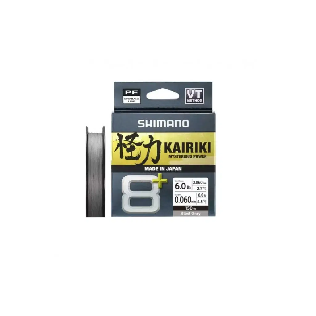 Shimano Misina Kairiki 8+ 150M 0.06Mm 5.4Kg Grey