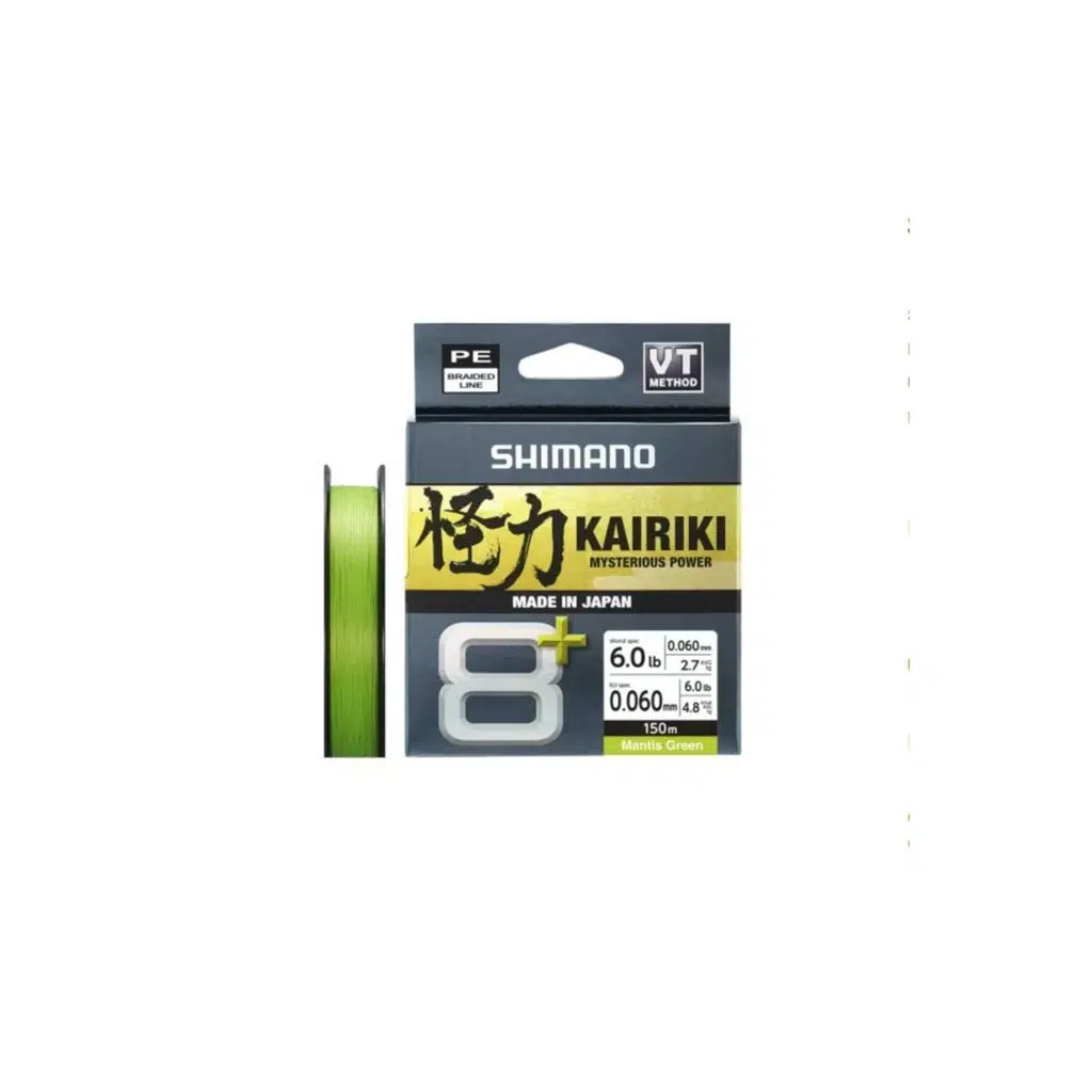 Shimano Misina Kairiki 8+ 150M 0.06Mm 5.4Kg M. Yeşil