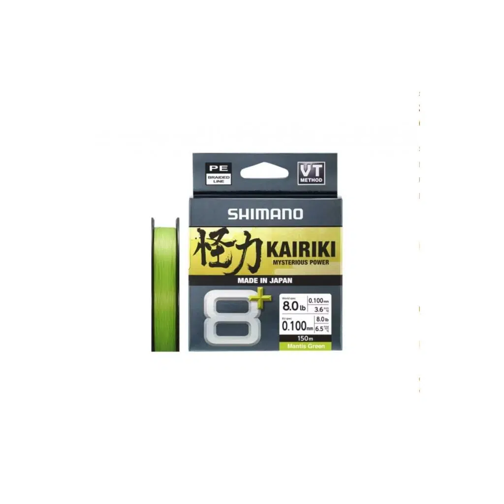 Shimano Misina Kairiki 8+ 150M 0.10Mm 7.3Kg M. Green