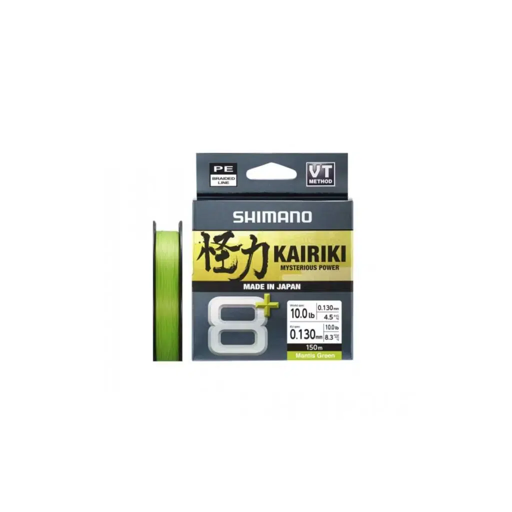 Shimano Misina Kairiki 8+ 150M 0.13Mm 9.1Kg M. Green