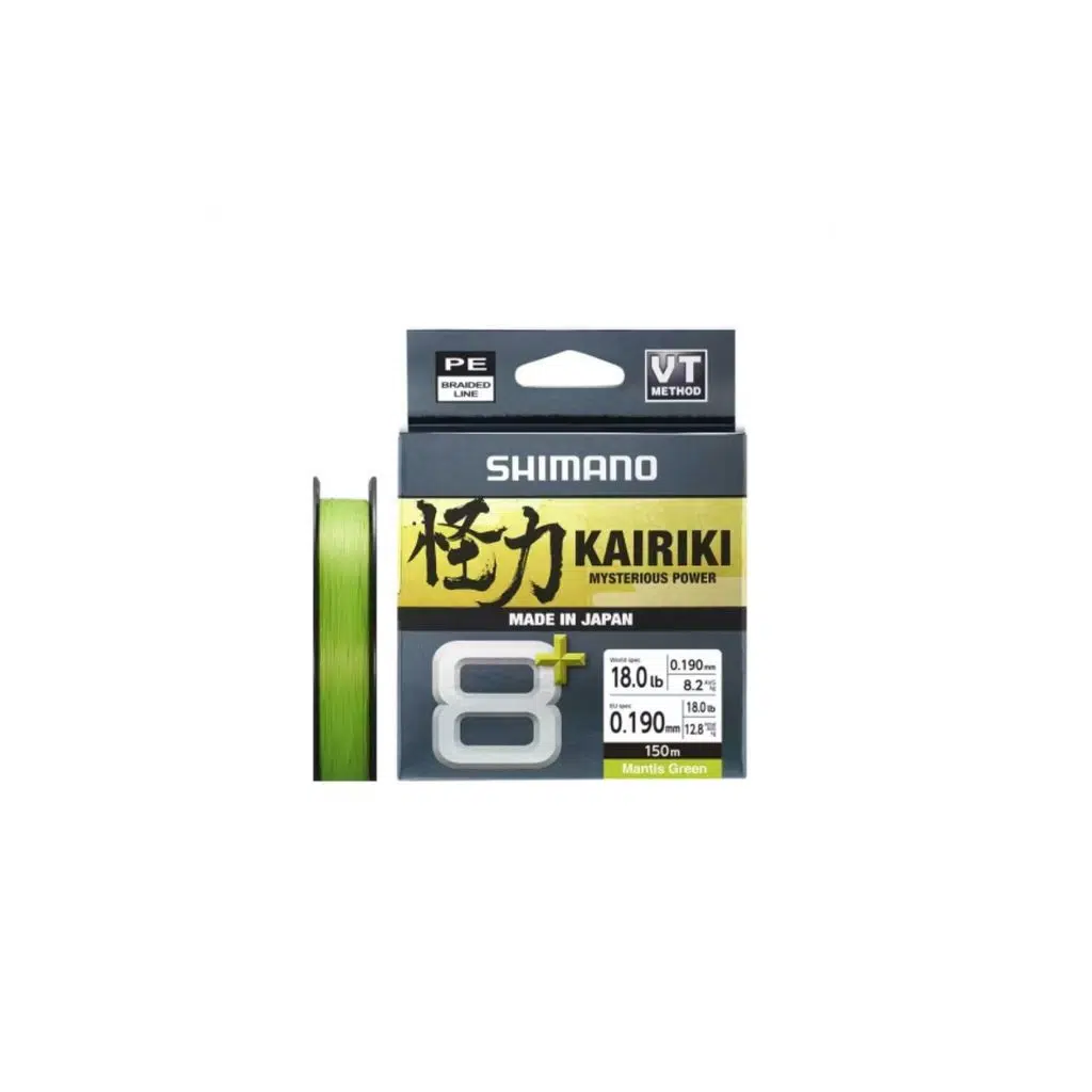 Shimano Misina Kairiki 8+ 150M 0.19Mm 13.4Kg M. Green