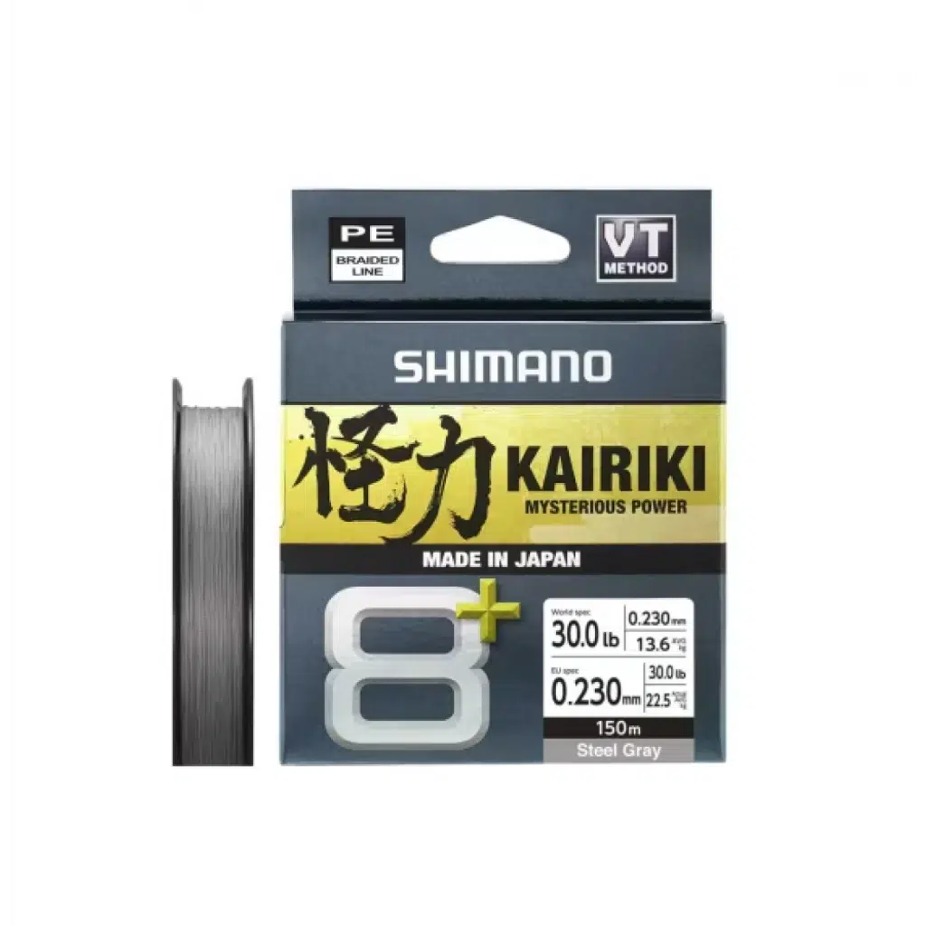 Shimano Misina Kairiki 8+ 300M 0.16Mm 9.8Kg Grey