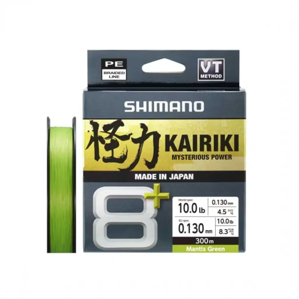 Shimano Misina Kairiki 8+ 300M 0.19Mm 12.8Kg M. Green