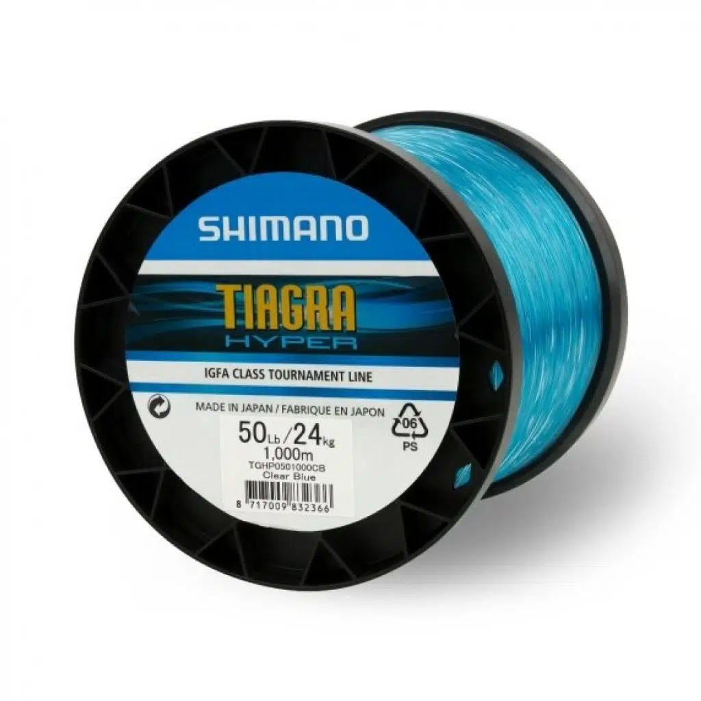 Shimano Misina Tiagra Hyper Troll IGFA 1000M 0.86Mm 80Lb Clear Blue