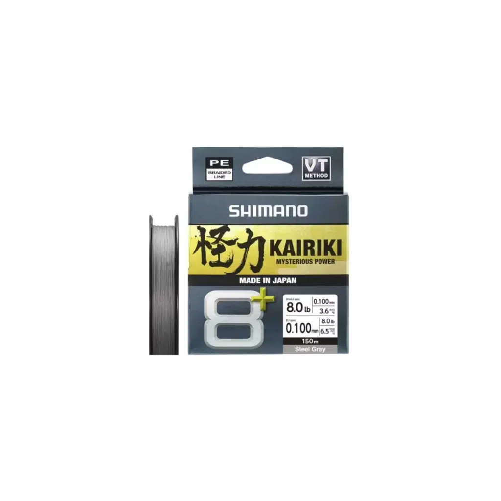 Shimano Örgü Misina Kairiki 8+ 150M 0.10Mm 6.5Kg Grey