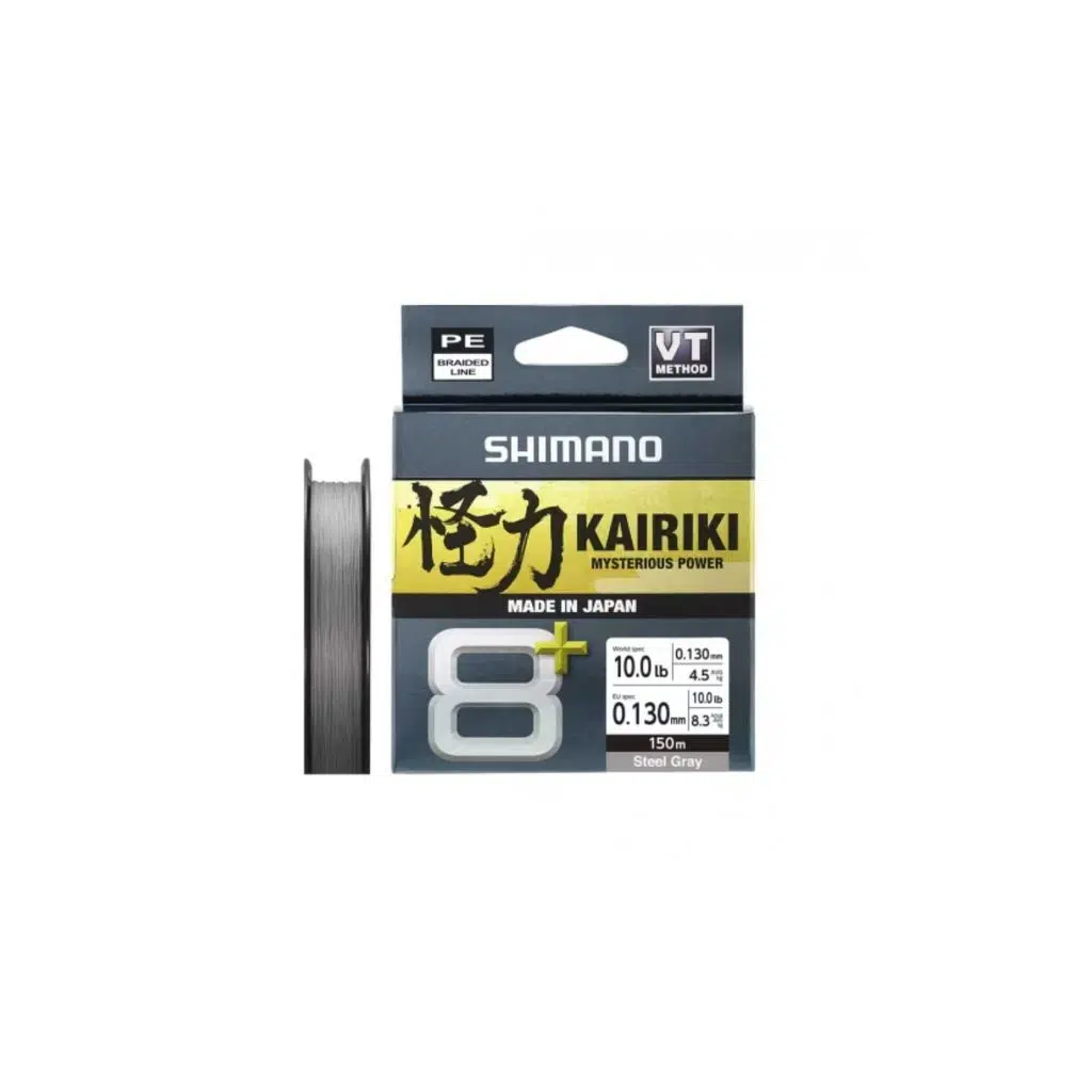 Shimano Örgü Misina Kairiki 8+ 150M 0.13Mm 8.3Kg Grey