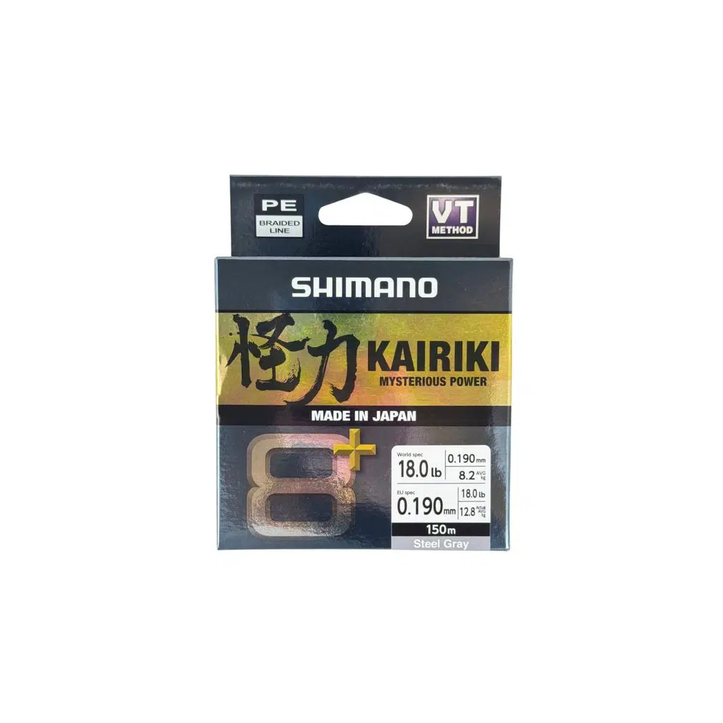 Shimano Örgü Misina Kairiki 8+ 150M 0.19Mm 12.8Kg Grey